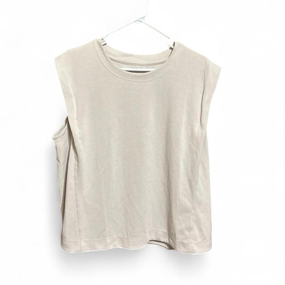 Athleta Seasoft Tank - Cream - XL